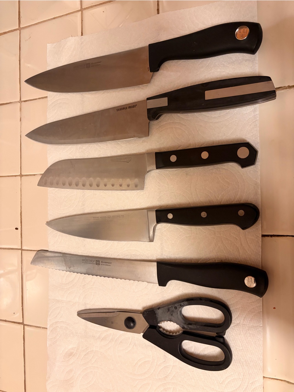 Kitchen Knife and Shears Set (Mostly Wusthof)